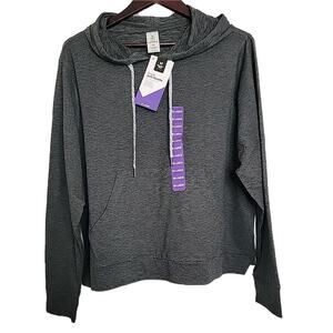 Member's Mark Women Favorite Soft Kangaroo Pocket Hoodie XX Large Dark Gray NWT